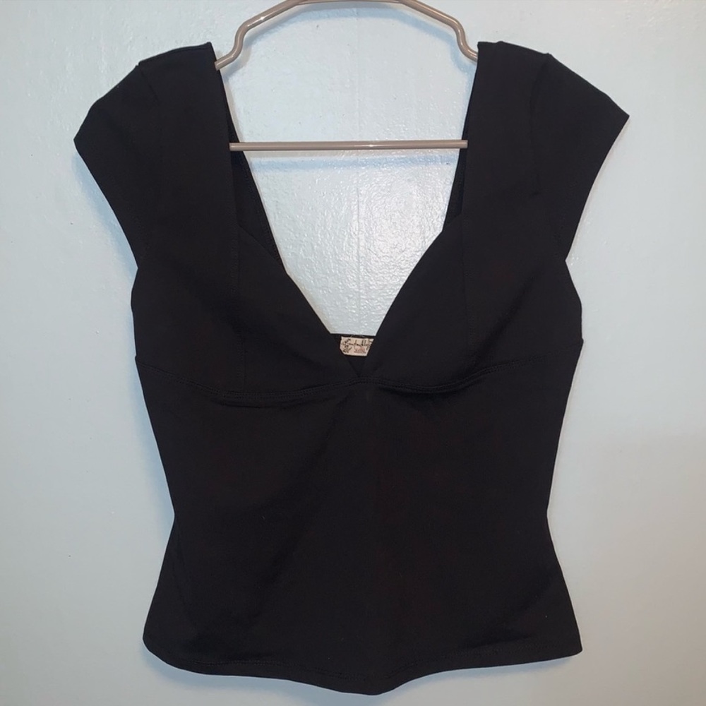 Black Crop Top Free People Intimately Large